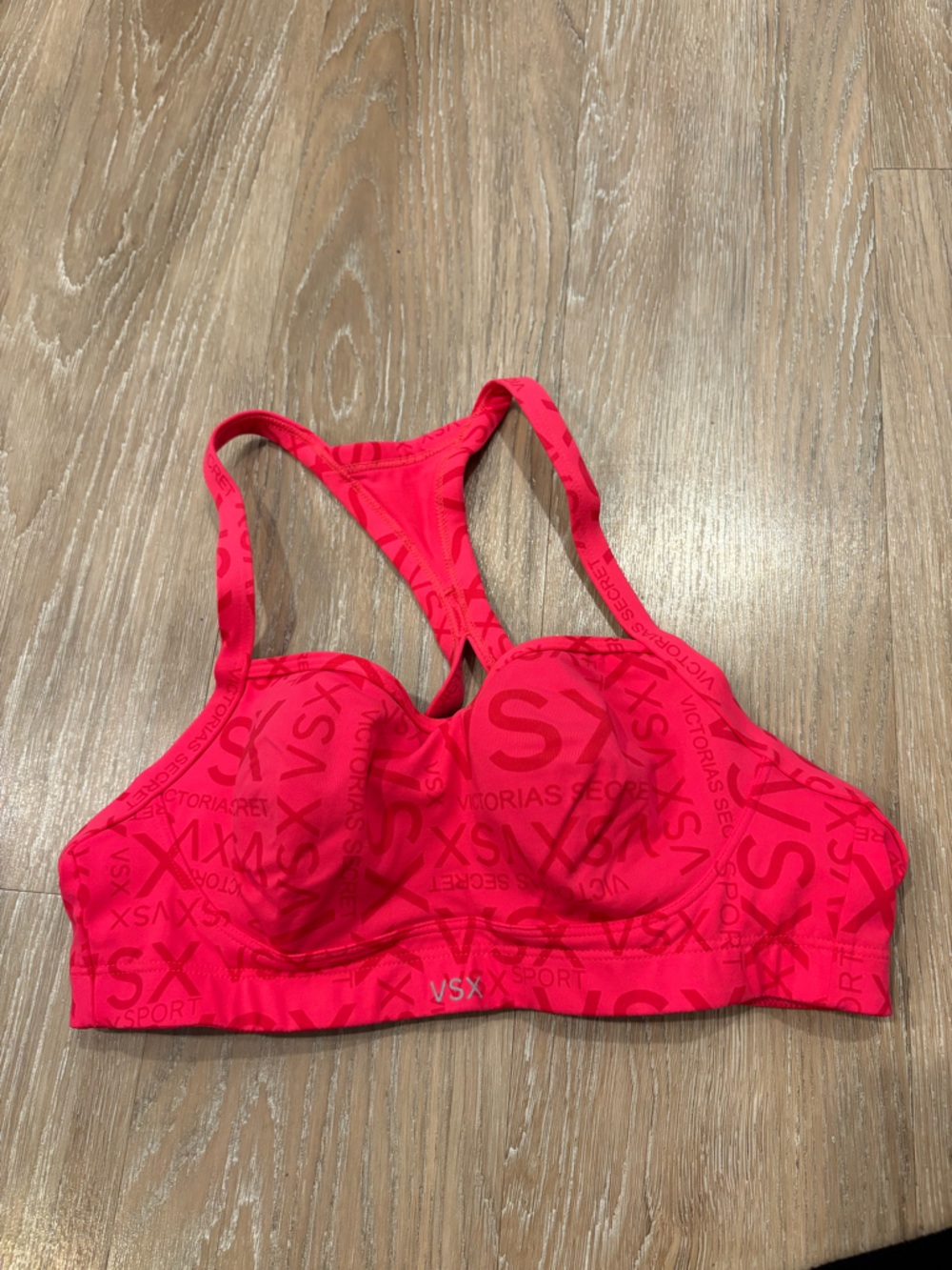 Victoria's Secret Bright Pink VSX Logo Sports Bralette